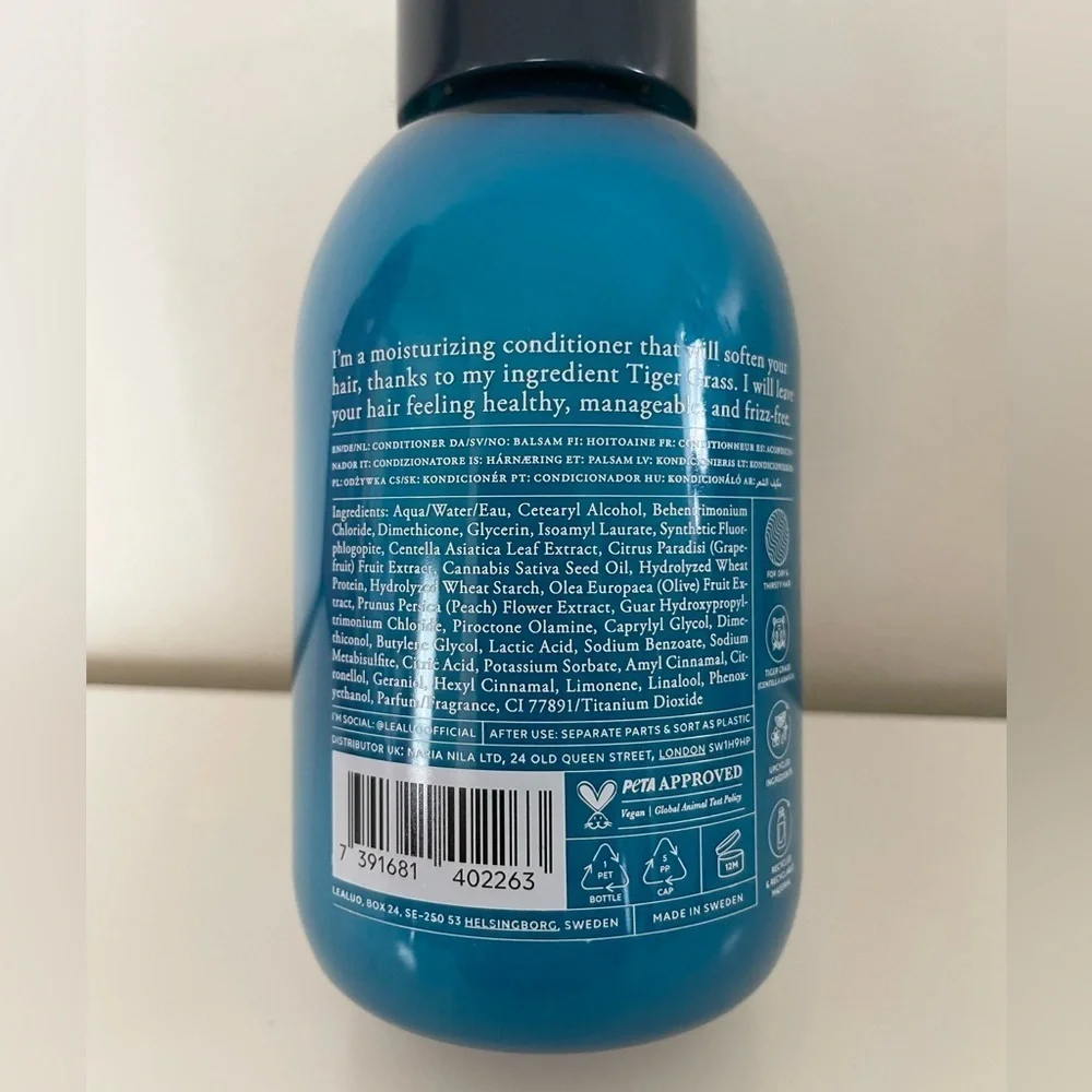 LeaLuo Dip In Moisturizing Vegan Conditioner with Tiger Grass Hydration 10.14 oz